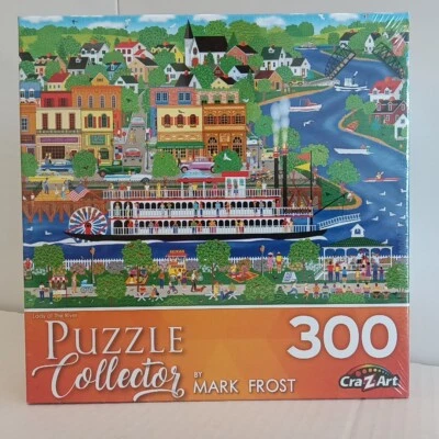Lady Of The River 300 Puzzle Collector CraZart Series Mark Frost Art Riverboat - Image 1 of 4