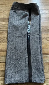 Ann Taylor Loft Marisa Tweed Wool Blend Cropped Dress Pants Women's 8 Sequin - Picture 1 of 12