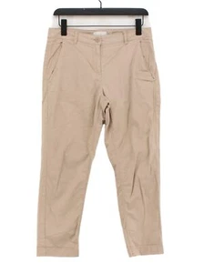 The White Company Women's Trousers UK 10 Cream Cotton with Elastane Chino - Picture 1 of 6