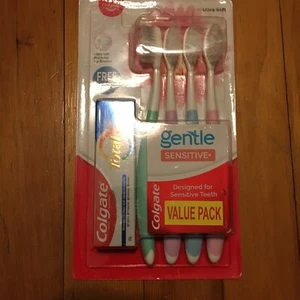 Colgate gentle Sensitive Soft Toothbrush for adults - 4 Pcs - Picture 1 of 6