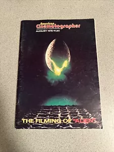 American Cinematographer Magazine August 1979 Alien Airport '79 Ridley Scott - Picture 1 of 9
