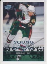 2008-09 Upper Deck YOUNG GUNS #244 COLTON GILLIES - Rookie Card - Minnesota Wild