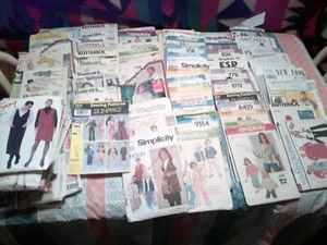 VINTAGE 60 's- 90's Lot Of 80 Butterick, Simplicity, McCall's Sewing Patterns - Picture 1 of 11