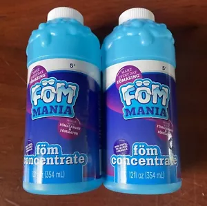 2 Fom Mania Fomalanche Foam Machine 12 oz refill Non Toxic Kid Powered #3005 - Picture 1 of 3