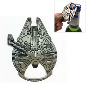 Star Wars Styled Millenium Falcon Metal Bottle Opener Party Beer Rebel Alliance