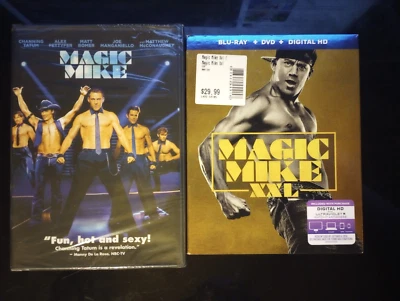 Magic Mike & XXL (DVD/Blu-ray, 2012-15) ***New Sealed with Slipcover*** - Image 1 of 3