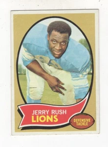 1970 Topps Football Rookie Jerry Rush Detroit Lions #32 - Bild 1 von 2