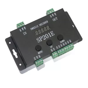 SP201E DMX512 To SPI Controller Decoder DC 5V-24V For WS2811 WS281B  LED strip - Picture 1 of 7