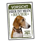 Save Bracke Schild Revier Jagd Trschild Hundeschild Warnschild Hund Posavski Go