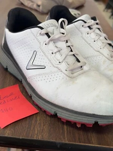Callaway Balboa Golf Shoes Red White Black Turf CG107WT Mens Size - Picture 1 of 5