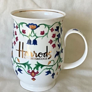 Harrods’ Knightsbridge Fine Bone China Becher Tasse Blumenmuster Made in England - Bild 1 von 4