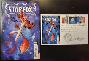 A.X.E.: Starfox (2022) #1 Zullo Variant SIGNED by Chrissie Zullo Notarized WOS - Bild 1 von 6