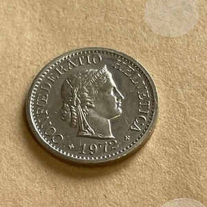 1972 Switzerland 10 Rappen, UNC - Picture 1 of 2