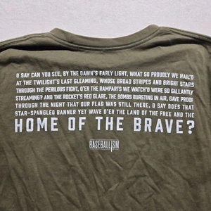 Baseballismus Gym Shirt Athletic Home Of The Brave Tee Baseball Herren Größe Large - Bild 1 von 8
