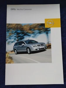 Opel Vectra Caravan Prospekt 6.2003 - Picture 1 of 4