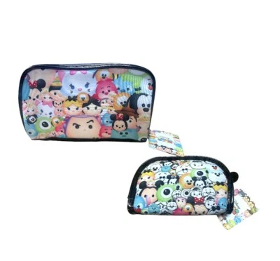 Lot Of 2 London Soho New York Disney Tsum Tsum Makeup Cosmetics Bags, New - Image 1 of 4