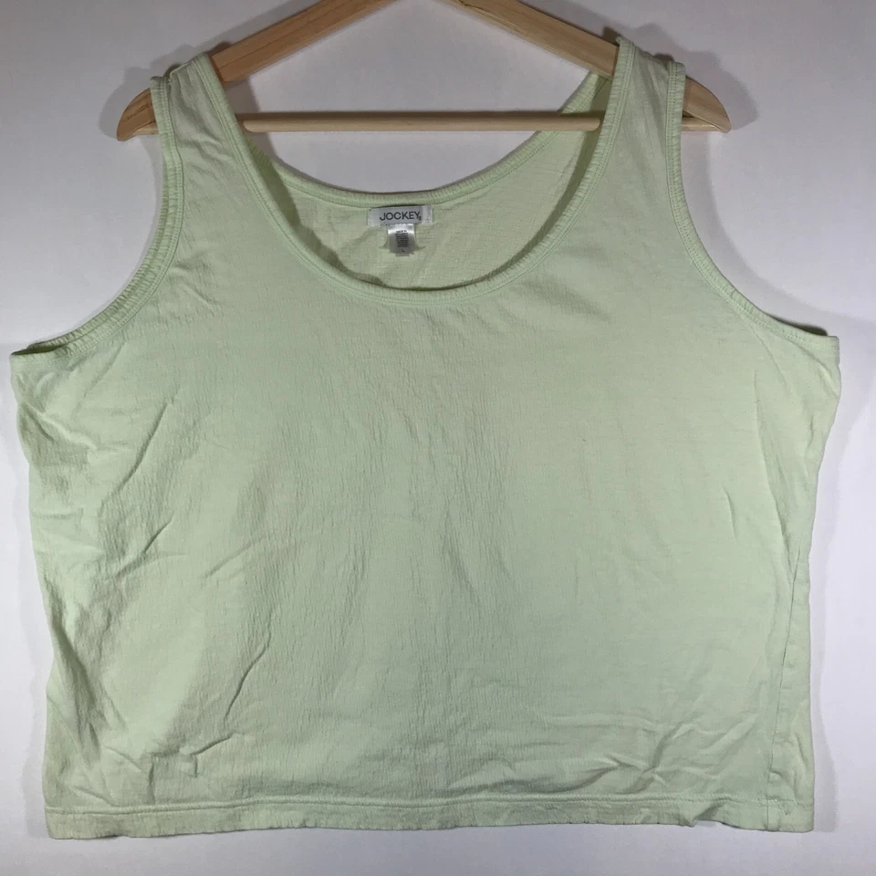 Camiseta regata feminina Jockey grande verde limão sem mangas - Imagem 1 de 4