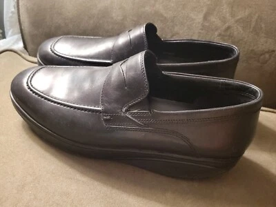 MBT Black Leather Slip On Oxford Loafer Shoe Women 8-8.5 US EUR 42 - Image 1 of 4