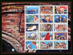 Marshall Islands: 2000 Events of the 20th Century - 1990s Mini-Sheet (730) MNH - Picture 1 of 1