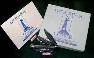 Boker Civil War Trapper "The Wilderness" #2156 Copperhead W/Packaging & Papers - Picture 1 of 12