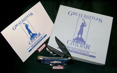 Boker Civil War Trapper "The Wilderness" #2156 Copperhead con embalaje y papeles Foto 1 de 4