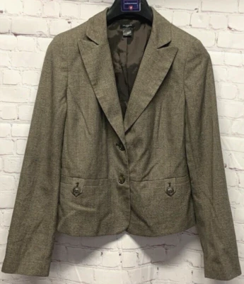 Pantalones para mujer Ann Taylor traje chaqueta topo talla 10 pantalones talla 6 31x31" Foto 1 de 4