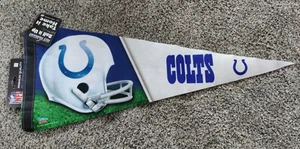 Indianapolis Colts NFL Retro  Pennant 28"x11", New, felt, Made in USA - Picture 1 of 5