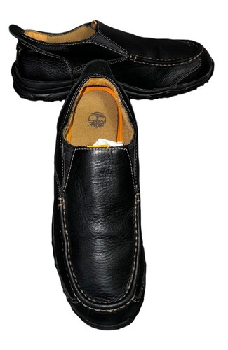 TIMBERLAND SCARPE SLIP ON DA DONNA NERE IN PELLE TAGLIA 7