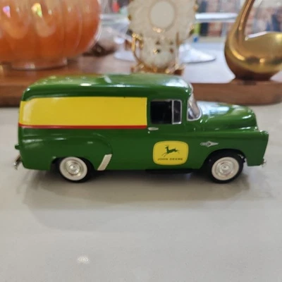 Liberty Classics 1957 Dodge D100 Diecast John Deere Coin Piggy Bank 1:25 Scale - Image 1 of 4
