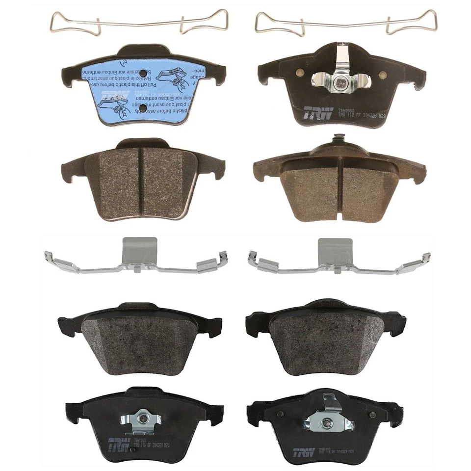 SET-TRWTRH1003-A TRW Juego de 4 ruedas Pastillas de freno delanteras y traseras para Volvo XC90 Foto 1 de 4