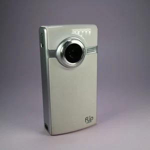 Flip PSV-551 Handheld Compact Digital Video Recorder White Tested - Picture 1 of 10