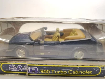 Anson Saab 900 Turbo Cabriolet Azul, Modelo de Coche Die-Cast, Convertible (SB1119929) Foto 1 de 4