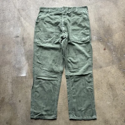 Vintage OG 507 Pants Mens 36x28 Civilian Military Fatigue Utility Green Pants - Image 1 of 4