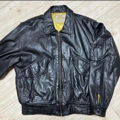 Camel Trophy A-2 Military Avirex Leather Jacket - Image 1 of 4