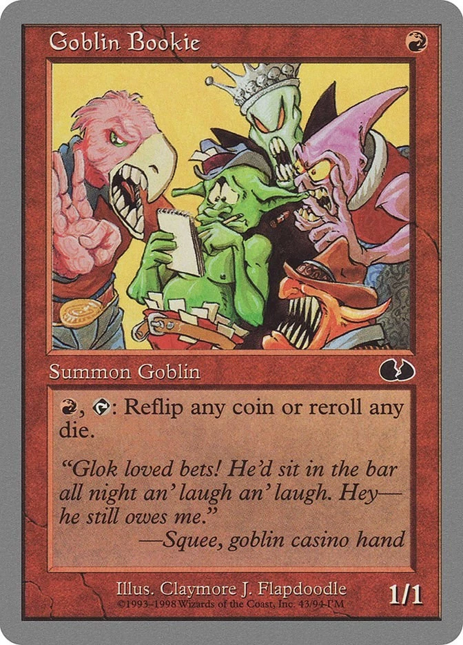 Goblin Bookie 43 LP Normal Unglued MTG EN - Image 1 of 1