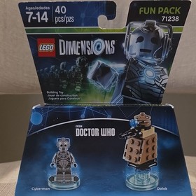 LEGO Dimensions Doctor Who Cyberman & Dalek Fun Pack 71238 3-in-1 40 pcs