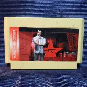 Cartucho ROJO OCTUBRE Famiclone Pegasus 8bit Famicom 60pin Nes Juego Dendy A&ntilde;os 90