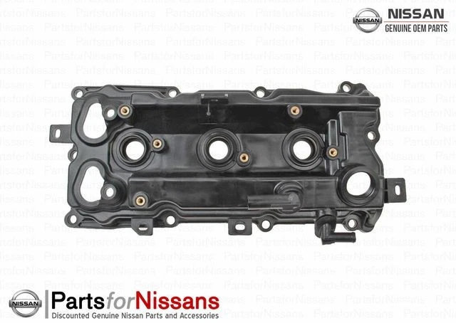 Cubierta de válvula delantera izquierda genuina Nissan Altima Máxima Pathfinder 3.5 - NUEVA OEM Foto 1 de 3