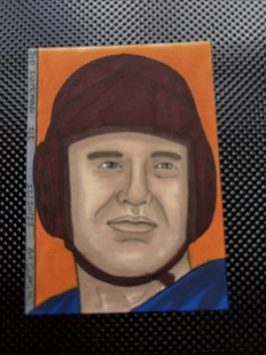 Hand Painted Football Card Sid Luckman 1/1 HOF  - Image 1 of 2