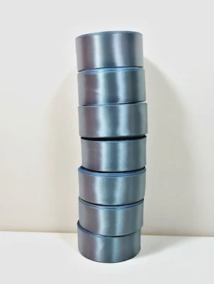 Schiff Williamsburg Blue Single-Face Satin Ribbon 7/8 inch wide x 68 yards - Image 1 of 3