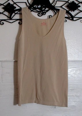 Prendas moldeadoras Breezies talla L sin mangas elásticas Beigh Foto 1 de 4