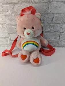 Mochila Care Bear Collectibles Rainbow Cheer Bear 2003 15 pulgadas nueva con etiquetas - Imagen 1 de 7