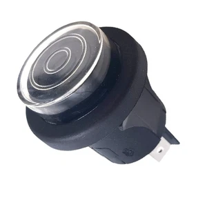 Reset Push Switch 4Pin Black 16A 125/250VAC Waterproof for RL5  - Picture 1 of 5