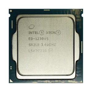 Intel Xeon E3-1230 V5 (SR2LE) 3.40Ghz Quad (4) Core FCLGA1151 80W CPU - Afbeelding 1 van 1
