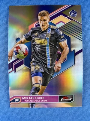Mikael Uhre 2023 Finest MLS #90 Refractor Rookie Philadelphia Union - Image 1 of 2