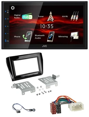 JVC USB Bluetooth MP3 DAB 2DIN Autoradio für Suzuki Swift ab 17 schwarz glänzend - Bild 1 von 4