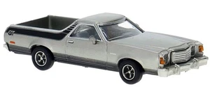 Brekina 1974 Ford Ranchero - Silver/Black 1/87 #18228 HO Scale - Afbeelding 1 van 1