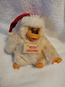 Russ Gonga Thumb Sucking Monkey Plush Christmas - Picture 1 of 5