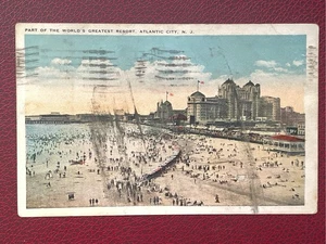 Postal vintage, Atlantic City, Nueva Jersey publicada 1925 - Imagen 1 de 17