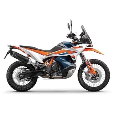 Scarico LEOVINCE LV ONE BLACK KTM 890 ADVENTURE 790 2019 R 890 SMT 2023 2025 - Immagine 1 di 4